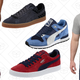 Evostripe Proknit Shorts, $32 | Suede Stars Sneakers, $28 | Duplex Classics Sneakers, $56 | Suede Classics + Sneakers, $52 | Archive Life T-Shirt, $22